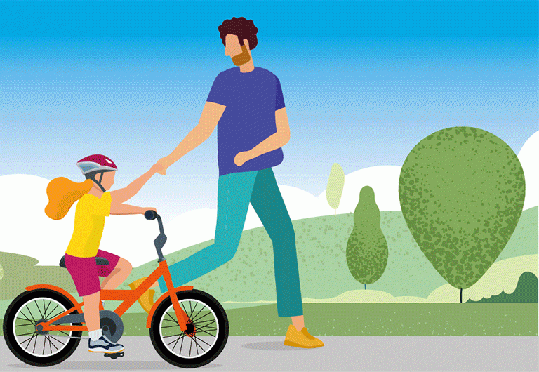 Ayah memang hebat, ya?